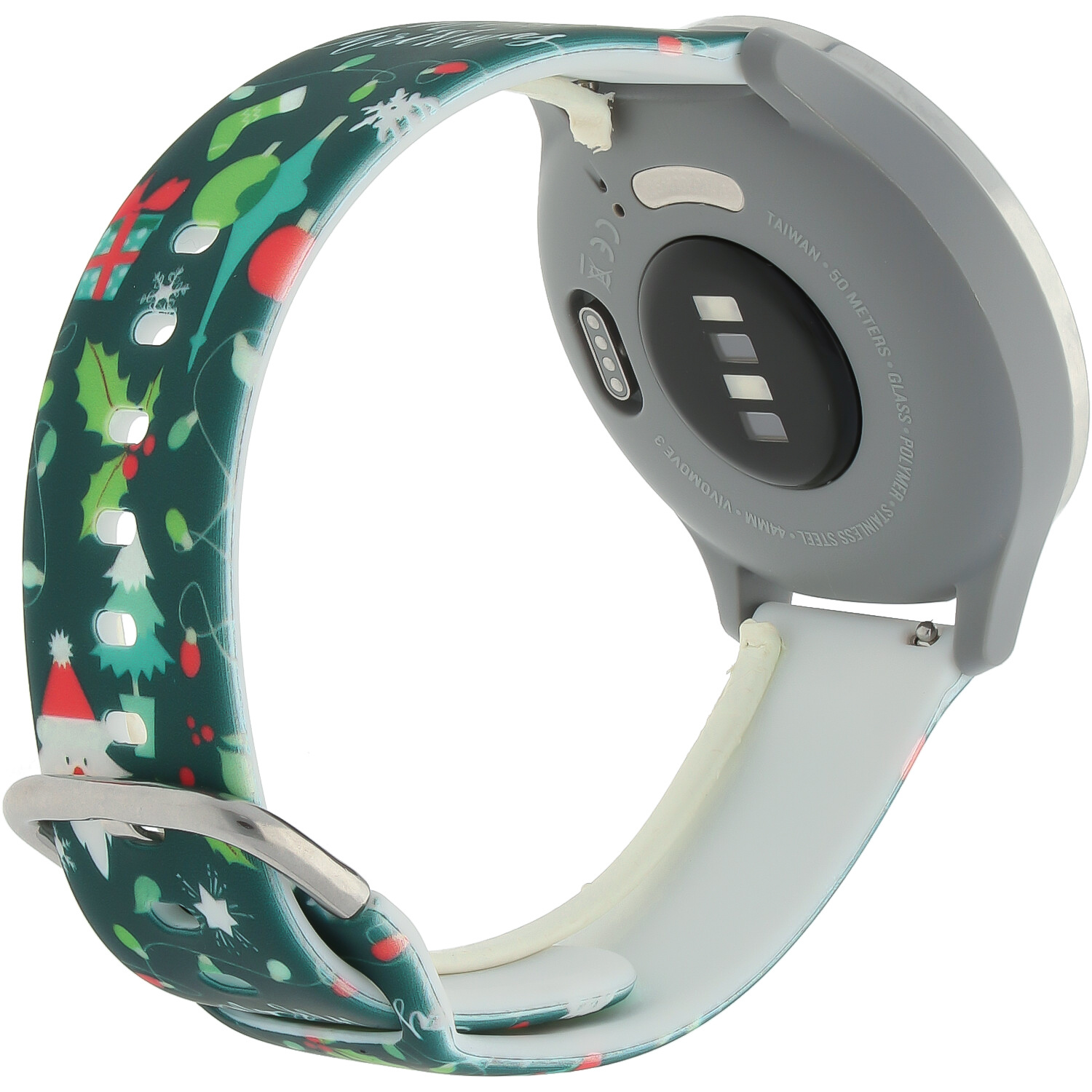 Garmin Vivoactive / Vivomove Print Sport Strap - Christmas Dark Green