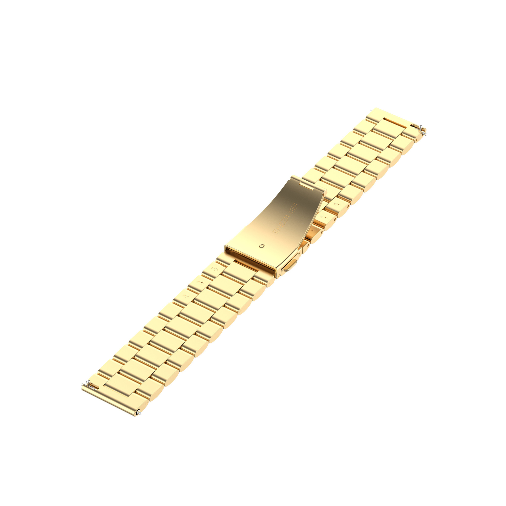 Huawei Watch Gt Beads Steel Link Strap - Gold