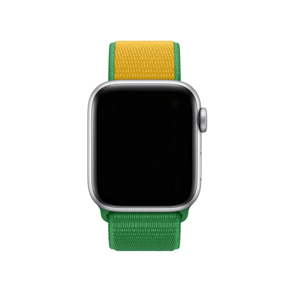 Apple Watch Nylon Sport Loop Strap - Green Yellow