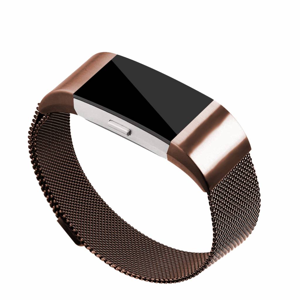 Fitbit Charge 2 Milanese Strap - Brown