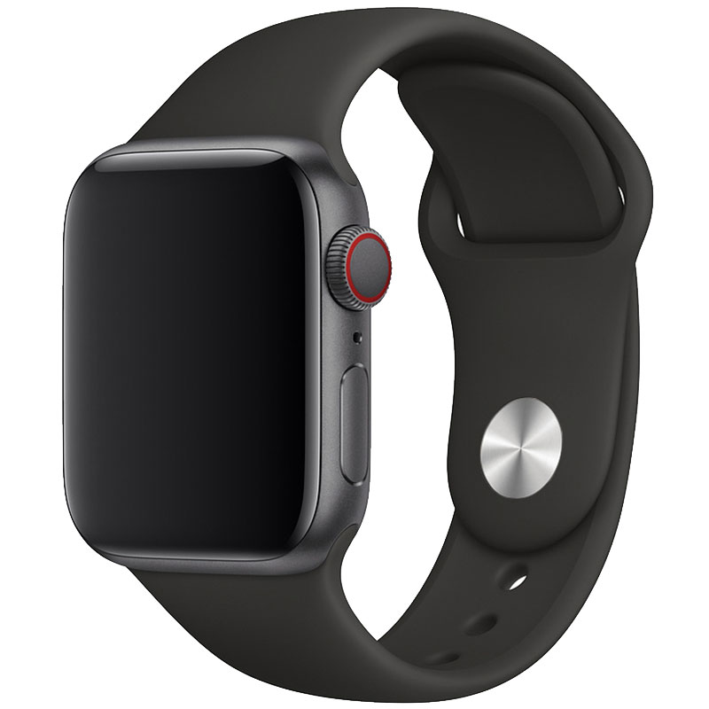 Apple watch sport band - zwart - 7434008456492 - 123watches - Voor de sportliefhebber