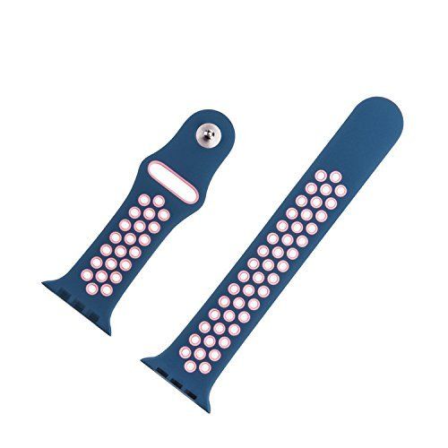 Apple Watch Double Sport Strap - Blue Pink