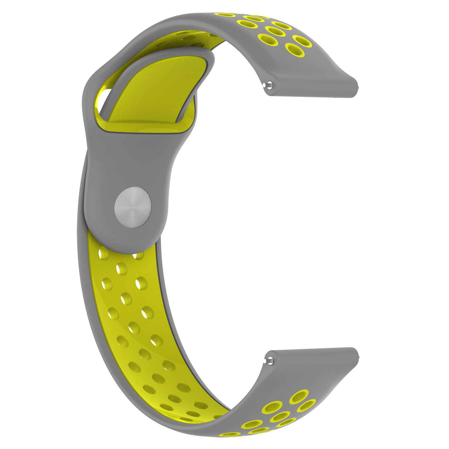 Polar Ignite Double Sport Strap - Grey Yellow