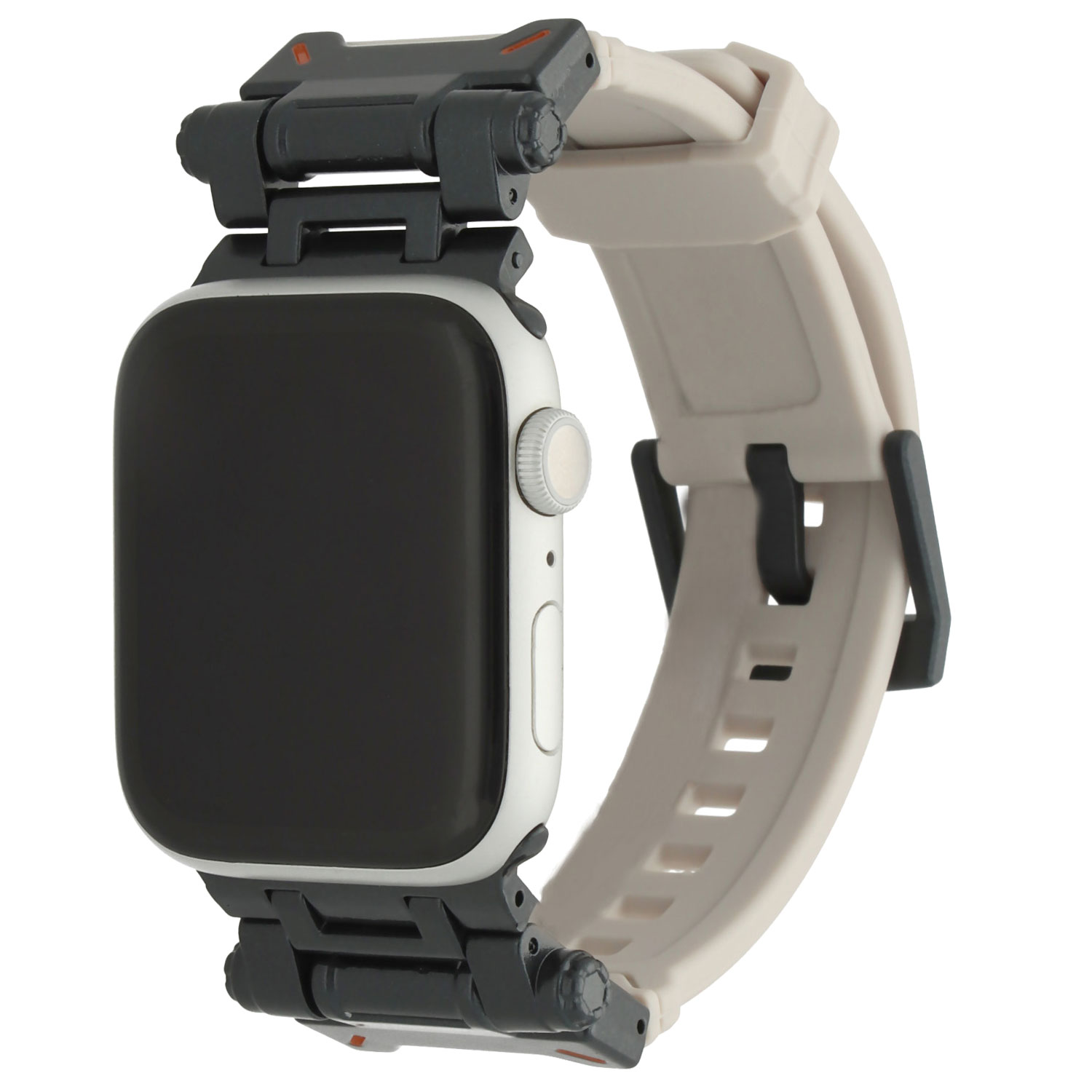 Apple Watch robuuste silicone Robust band - Sterrenlicht Zwar t- 7440850317362 - 123watches