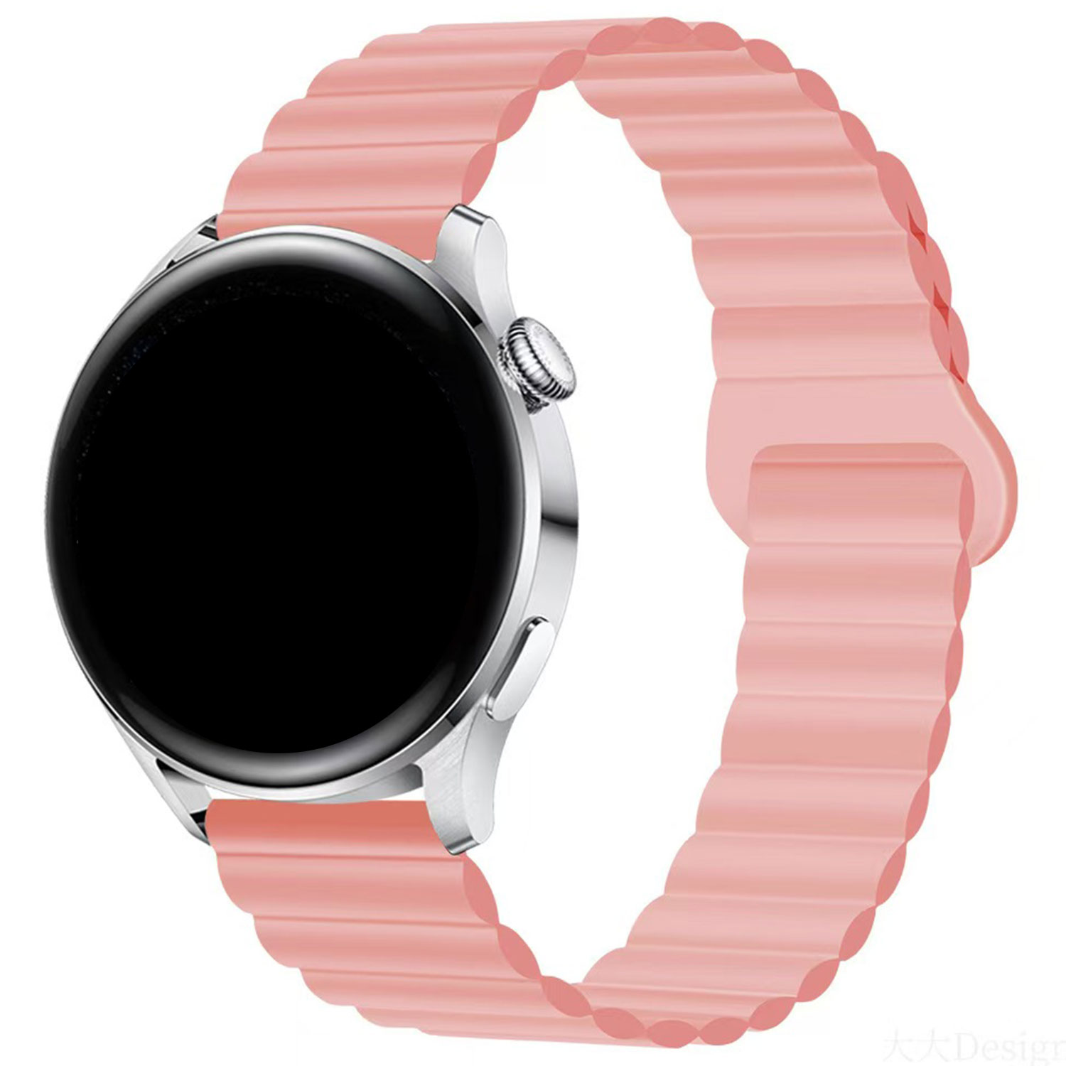 Samsung Galaxy Watch 5 Pro Magnetic Silicone Strap - Pink