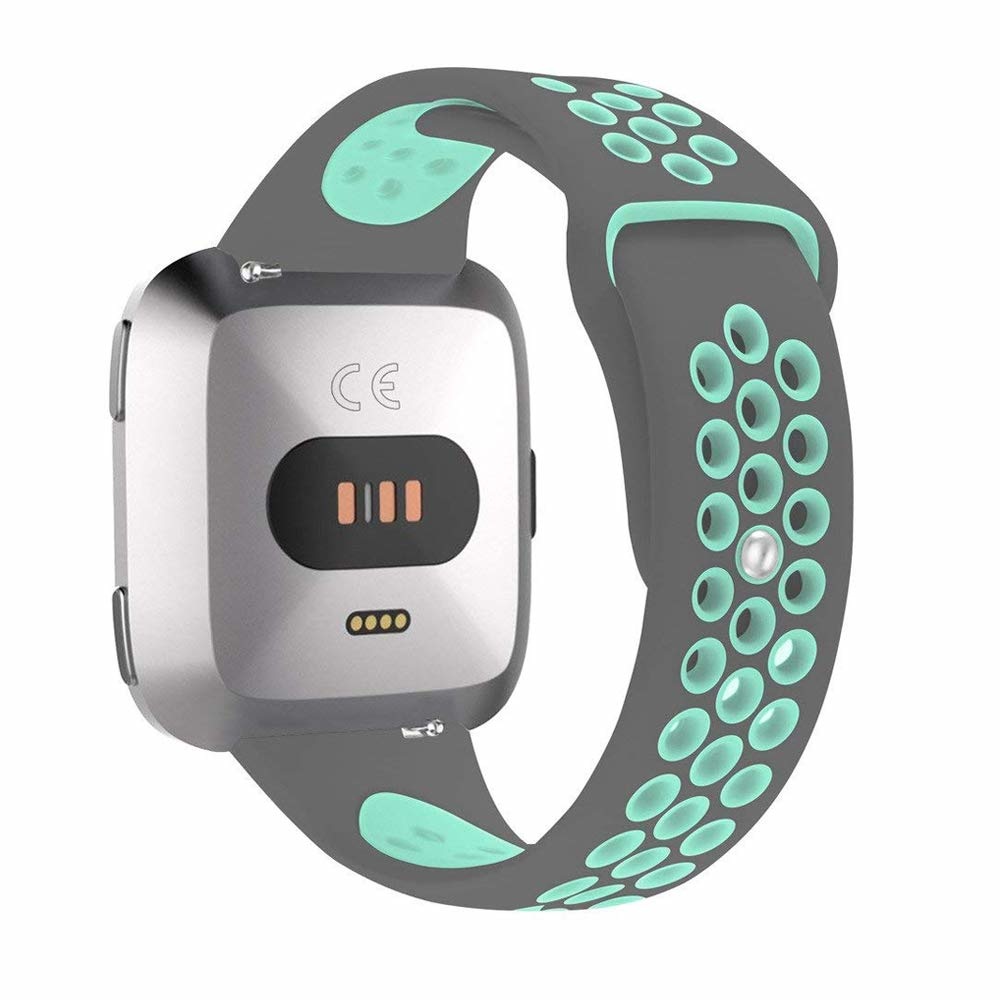 Fitbit Versa Double Sport Strap - Grey Blue