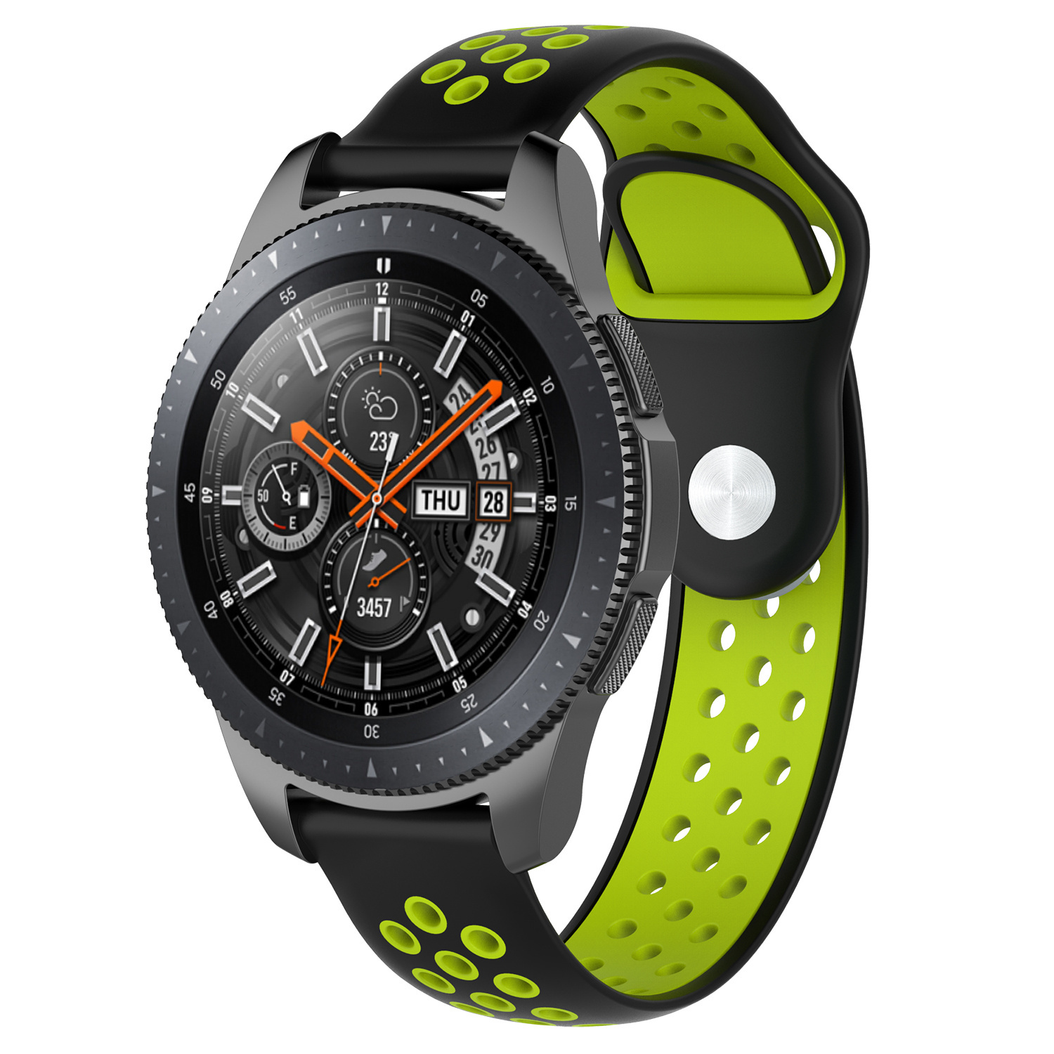 Samsung Galaxy Watch Double Sport Strap - Black Green