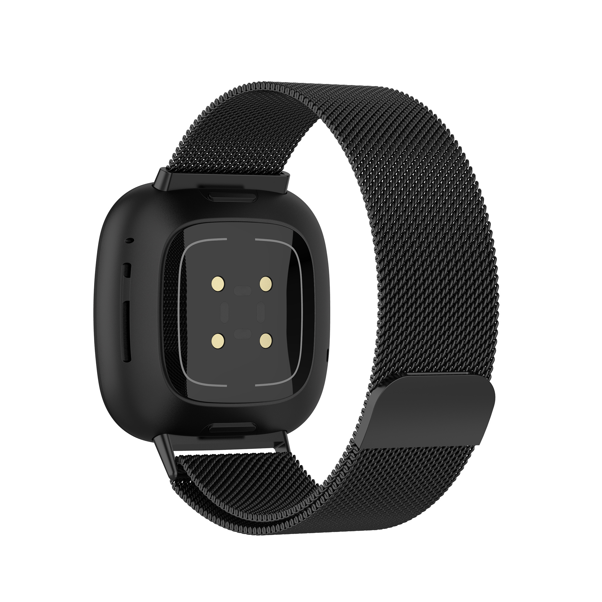 Fitbit Versa 3 / Sense Milanese Strap - Black