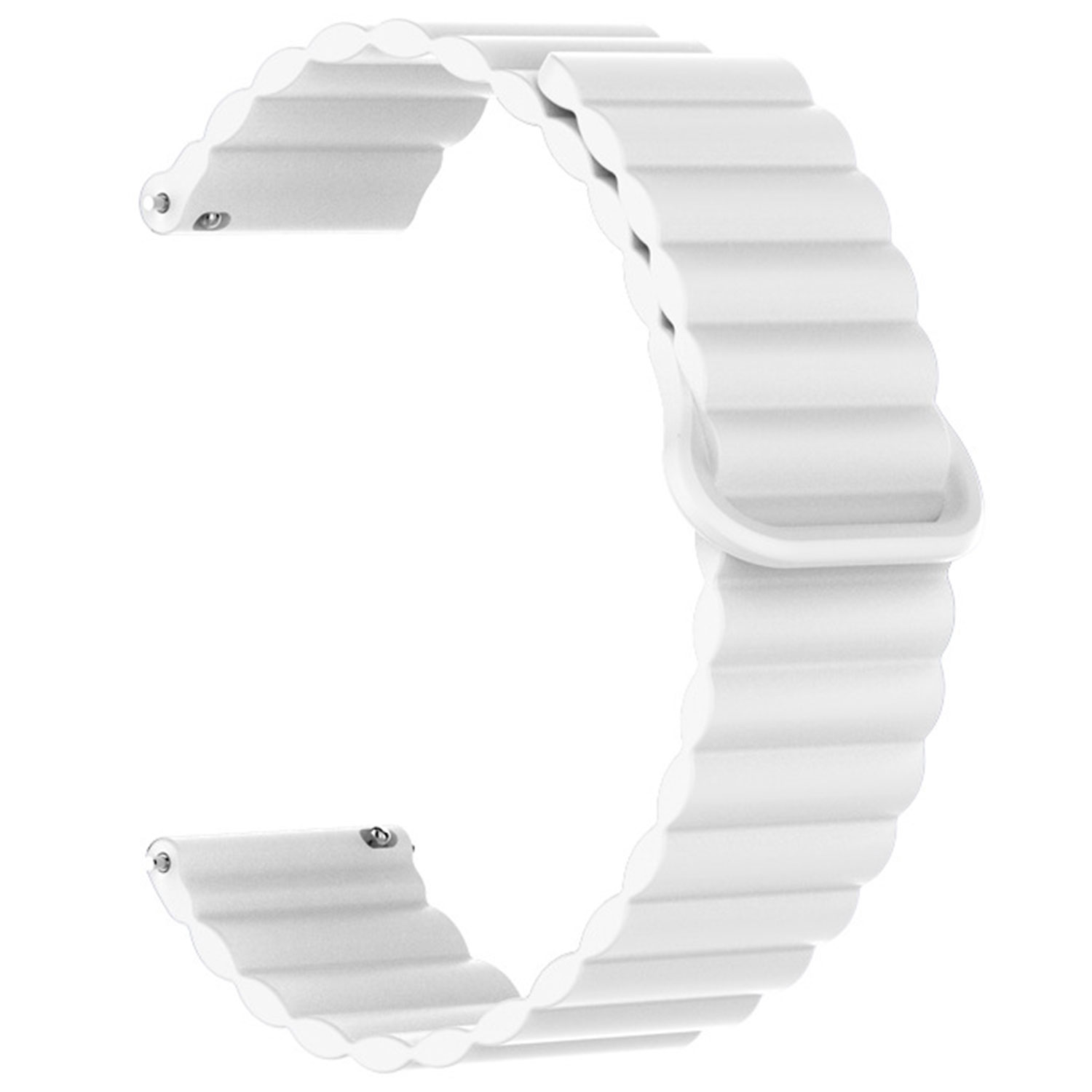 Samsung Galaxy Watch 4 Classic Magnetic Silicone Strap - White