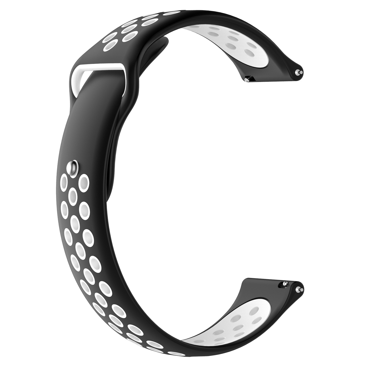 Garmin Vivoactive / Vivomove Double Sport Strap - Black White