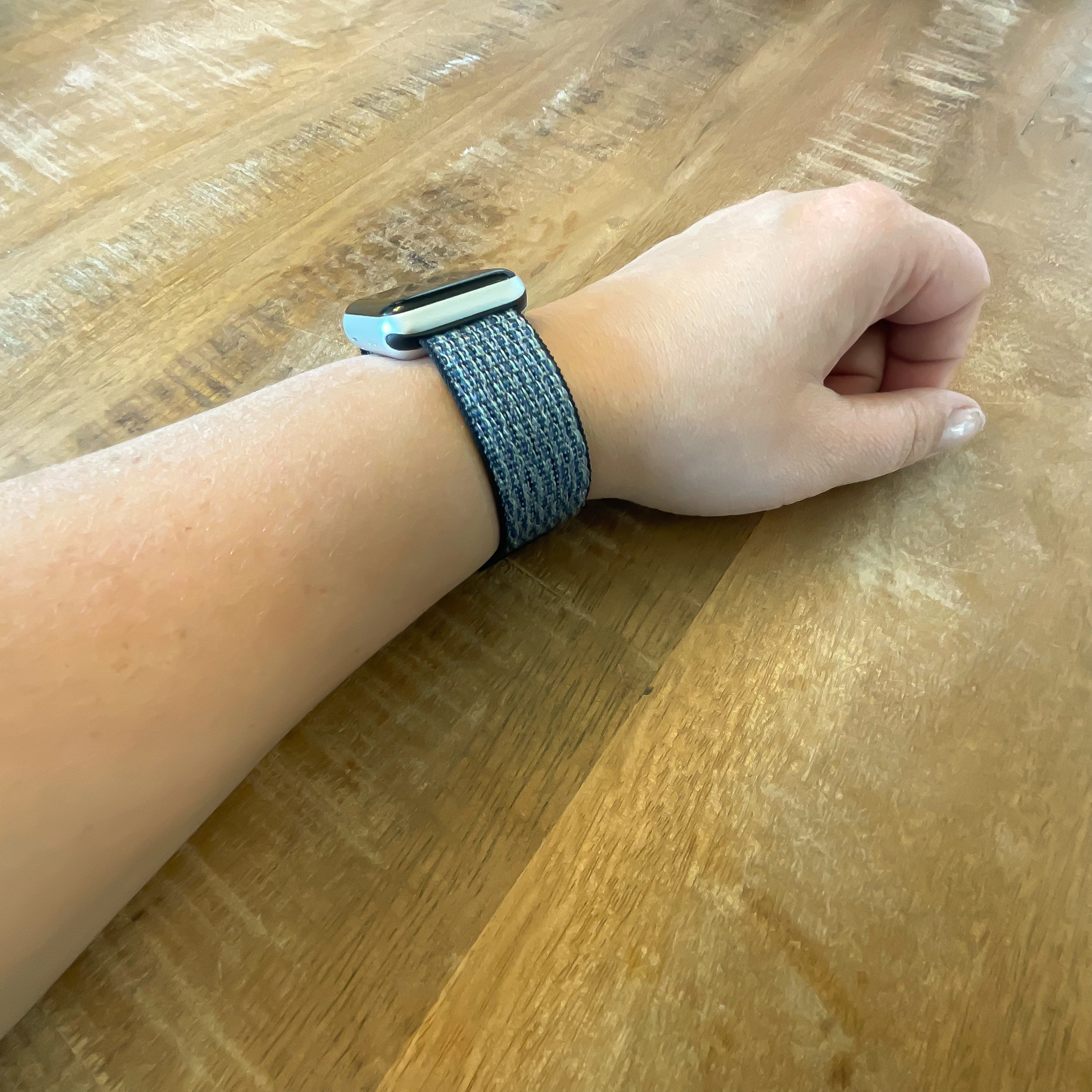 Apple Watch Nylon Sport Loop Strap - Storm Grey