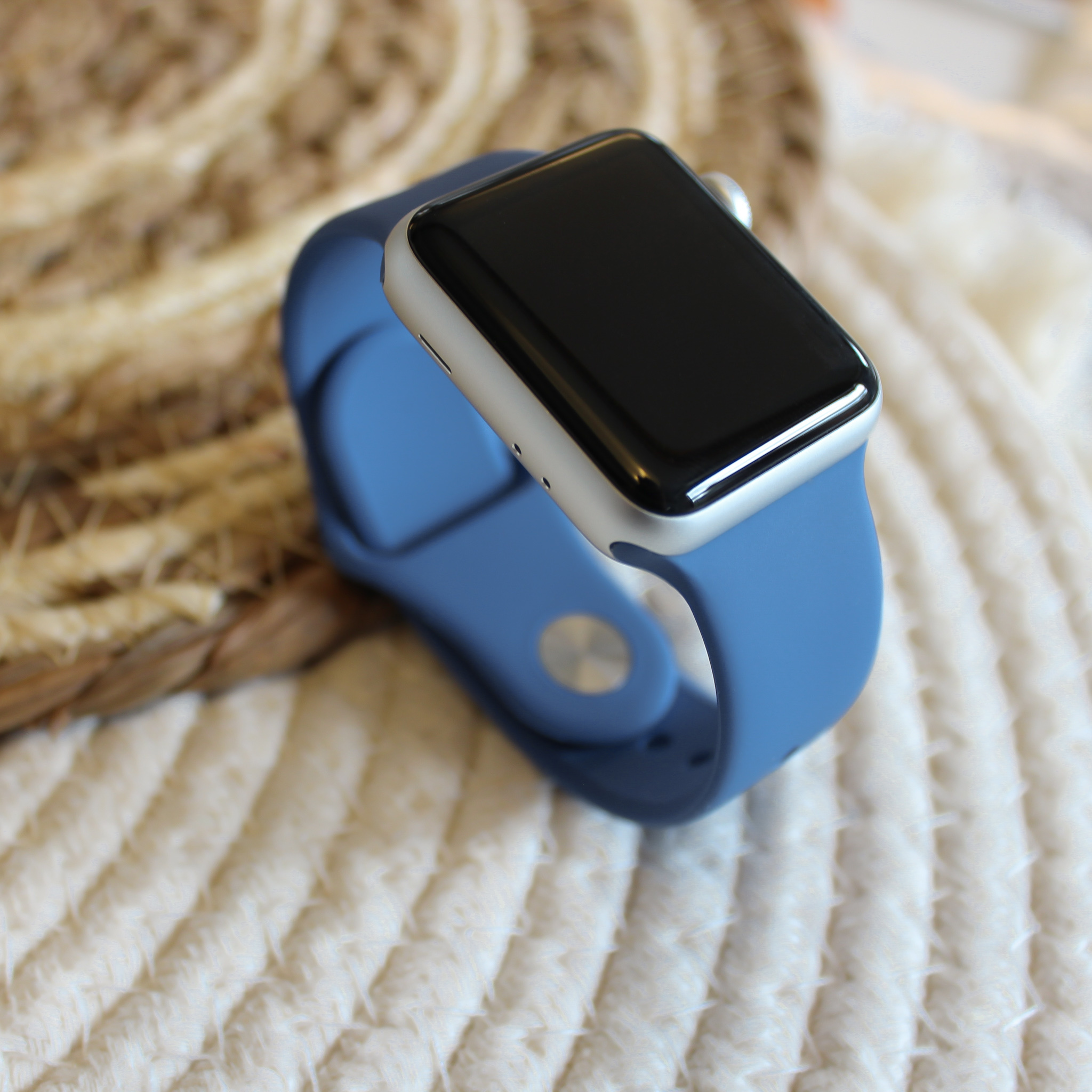 Apple Watch Sport Strap - Linen Blue