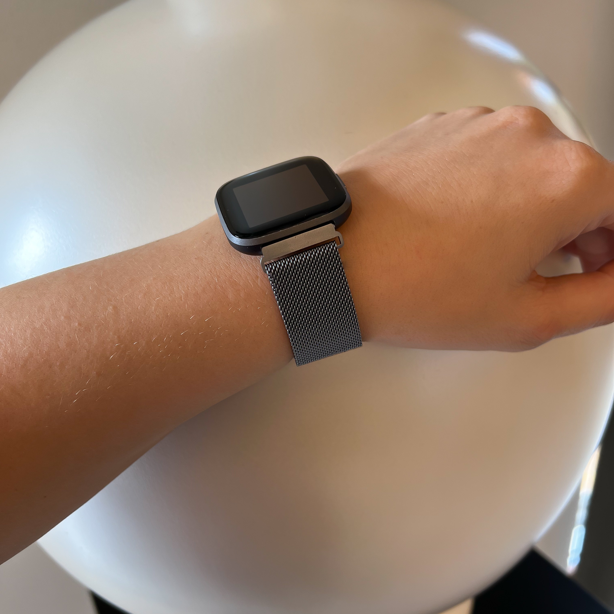 Fitbit Versa Milanese Strap - Space Grey