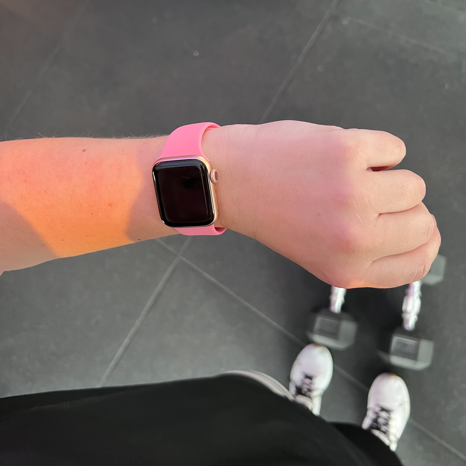 Apple Watch Sports Strap - Bright Pink