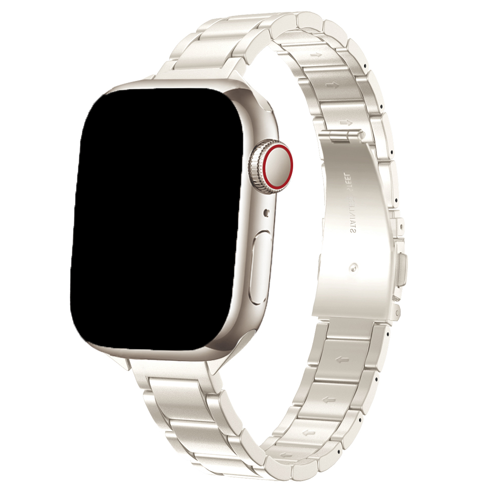 Apple Watch Thin Link Band Noor - Starlight